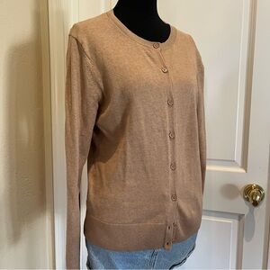 NWOT GAP Women's Camel Button-Up Cardigan